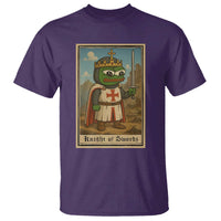 Funny Knight Meme T Shirt Vintage Pepe Frog Templar Crusader Fren Soldier - Wonder Print Shop