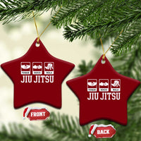 Funny BJJ Ceramic Ornament Toque Soco Rola Brazilian Jiu Jitsu - Wonder Print Shop