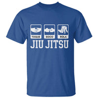 Funny BJJ T Shirt Toque Soco Rola Brazilian Jiu Jitsu - Wonder Print Shop