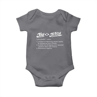 Funny Brazilian Jiu Jitsu Baby Onesie Jiujitsu Definition BJJ - Wonder Print Shop