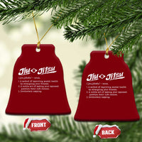 Funny Brazilian Jiu Jitsu Ceramic Ornament Jiujitsu Definition BJJ - Wonder Print Shop