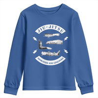 Vintage Jiu Jitsu Youth Sweatshirt Armlocks and Leglocks BJJ Grappling Fans - Wonder Print Shop