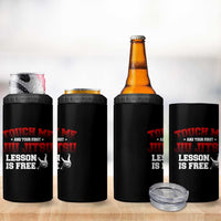Brazilian BJJ 4 in 1 Can Cooler Tumbler Touch Me First Jiu Jitsu Lesson Is Free - Wonder Print Shop