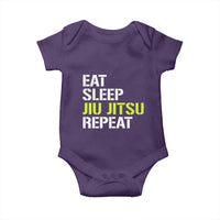 Eat Sleep Jiu Jitsu Repeat Baby Onesie Cool JiuJitsu BJJ - Wonder Print Shop