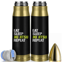 Eat Sleep Jiu Jitsu Repeat Bullet Tumbler Cool JiuJitsu BJJ - Wonder Print Shop