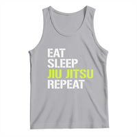 Eat Sleep Jiu Jitsu Repeat Tank Top Cool JiuJitsu BJJ - Wonder Print Shop