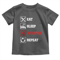 Eat Sleep Wrestle Repeat Toddler T Shirt Funny Wrestling Gym - Wonder Print Shop