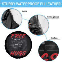 Free Hugs Wrestling Spare Tire Cover Funny Luchador Mexican Wrestler - Wonder Print Shop