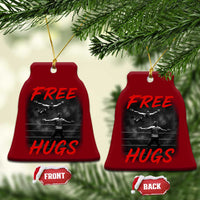 Free Hugs Wrestling Ceramic Ornament Funny Luchador Mexican Wrestler - Wonder Print Shop