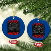Free Hugs Wrestling Ceramic Ornament Funny Luchador Mexican Wrestler - Wonder Print Shop