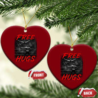 Free Hugs Wrestling Ceramic Ornament Funny Luchador Mexican Wrestler - Wonder Print Shop