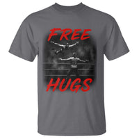 Free Hugs Wrestling T Shirt Funny Luchador Mexican Wrestler - Wonder Print Shop