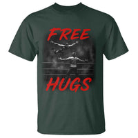 Free Hugs Wrestling T Shirt Funny Luchador Mexican Wrestler - Wonder Print Shop