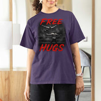 Free Hugs Wrestling T Shirt For Women Funny Luchador Mexican Wrestler - Wonder Print Shop