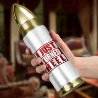 I Just Turned Heel Bullet Tumbler Pro Wrestling Retro Distressed - Wonder Print Shop