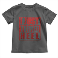 I Just Turned Heel Toddler T Shirt Pro Wrestling Retro Distressed - Wonder Print Shop