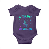 Just A Girl Who Loves Wrestling Baby Onesie Funny Wrestle Lover Wrestler - Wonder Print Shop