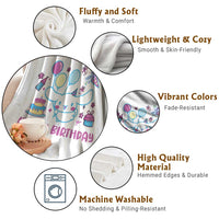 Its My Birthday Throw Blanket Girl Party Funny Bday Family Party