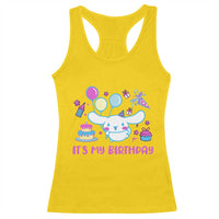 Its My Birthday Racerback Tank Top Girl Party Funny Bday Family Party