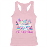 Its My Birthday Racerback Tank Top Girl Party Funny Bday Family Party