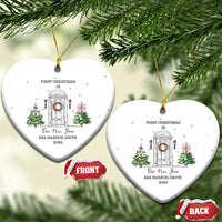 Personalized New Home Christmas Ornament 2024 Custom Address Keepsake First Christmas In New Home - Wonder Print Shop