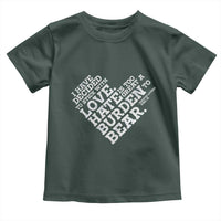 MLK Toddler T Shirt I Have Decided To Stick With Love Martin Luther King Black History Month