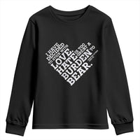 MLK Youth Sweatshirt I Have Decided To Stick With Love Martin Luther King Black History Month