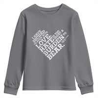 MLK Youth Sweatshirt I Have Decided To Stick With Love Martin Luther King Black History Month