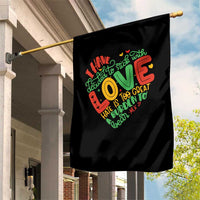Martin Luther King Garden Flag I Have Decided to Stick With Love MLK Black History Month - Wonder Print Shop