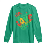 Martin Luther King Long Sleeve Shirt I Have Decided to Stick With Love MLK Black History Month - Wonder Print Shop