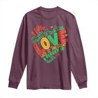 Martin Luther King Long Sleeve Shirt I Have Decided to Stick With Love MLK Black History Month - Wonder Print Shop