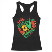 Martin Luther King Racerback Tank Top I Have Decided to Stick With Love MLK Black History Month - Wonder Print Shop
