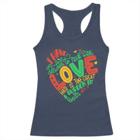 Martin Luther King Racerback Tank Top I Have Decided to Stick With Love MLK Black History Month - Wonder Print Shop