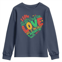 Martin Luther King Youth Sweatshirt I Have Decided to Stick With Love MLK Black History Month - Wonder Print Shop