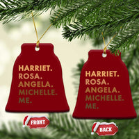 Harriet Rosa Angela Michelle Me Ceramic Ornament Black History Month Feminist Women Leaders - Wonder Print Shop