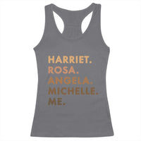 Harriet Rosa Angela Michelle Me Racerback Tank Top Black History Month Feminist Women Leaders - Wonder Print Shop