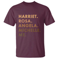 Harriet Rosa Angela Michelle Me T Shirt Black History Month Feminist Women Leaders - Wonder Print Shop