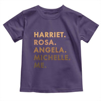 Harriet Rosa Angela Michelle Me Toddler T Shirt Black History Month Feminist Women Leaders - Wonder Print Shop