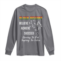 Honoring Past Inspiring Future Black History Month Long Sleeve Shirt