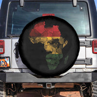 Black History Month Spare Tire Cover Pan African Africa Map Black Pride - Wonder Print Shop