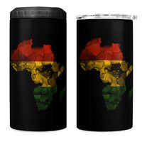 Black History Month 4 in 1 Can Cooler Tumbler Pan African Africa Map Black Pride - Wonder Print Shop