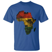 Black History Month T Shirt Pan African Africa Map Black Pride - Wonder Print Shop