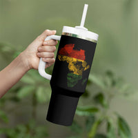 Black History Month Tumbler With Handle Pan African Africa Map Black Pride - Wonder Print Shop