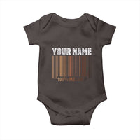 Personalized Gifts Black Pride Baby Onesie Custom Name Melanin BLM African History Gift