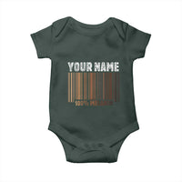Personalized Gifts Black Pride Baby Onesie Custom Name Melanin BLM African History Gift