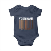 Personalized Gifts Black Pride Baby Onesie Custom Name Melanin BLM African History Gift