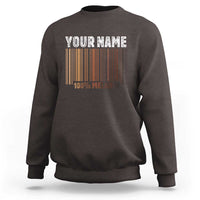 Personalized Gifts Black Pride Sweatshirt Custom Name Melanin BLM African History Gift