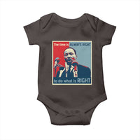 Martin Luther King Baby Onesie The Time Is Always Right Civil Rights Black History MLK Day