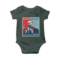 Martin Luther King Baby Onesie The Time Is Always Right Civil Rights Black History MLK Day