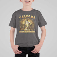 America's Golden Age Statue Of Liberty T Shirt For Kid